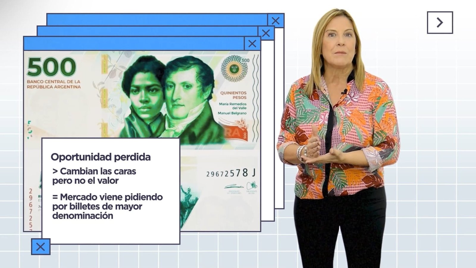 Cuando los billetes cada día valen menos, el Gobierno lanza nuevos diseños - Programa 2470 1-44 screenshot